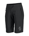 SCOTT Cycling shorts without bib - TRAIL VERTIC W/PAD W - black