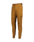SCOTT Cycling long trousers withot bib - TRAIL TUNED - brown