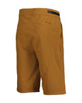 SCOTT Cycling shorts without bib - TRAIL TUNED - brown