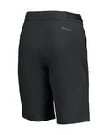 SCOTT Cycling shorts without bib - TRAIL TUNED W - black