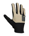 SCOTT Cycling long-finger gloves - ENDURO LF - beige/black