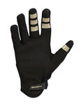 SCOTT Cycling long-finger gloves - ENDURO LF - beige/black