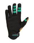 SCOTT Cycling long-finger gloves - ENDURO LF - green/brown/black