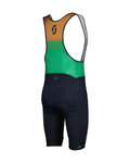 SCOTT Cycling bib shorts - BIB RC TEAM ++ - blue/green/brown