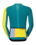 SCOTT Cycling windproof jacket - RC PRO WARM GTX WS-REMIX - green/purple/yellow