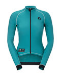 SCOTT Cycling winter long sleeve jersey - RC PRO WARM REMIX W - green