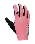 SCOTT Cycling long-finger gloves - RC PRO LF - pink/black
