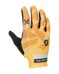 SCOTT Cycling long-finger gloves - RC ENDURANCE LF - orange/black