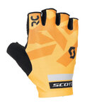 SCOTT Cycling fingerless gloves - RC ENDURANCE SF - orange/black
