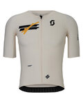 SCOTT Cycling short sleeve jersey - ULTD AERO - white