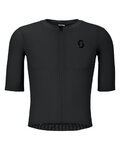 SCOTT Cycling short sleeve jersey - ULTD - black