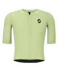 SCOTT Cycling short sleeve jersey - ULTD - yellow