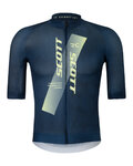 SCOTT Cycling short sleeve jersey - RC PRO - blue/yellow