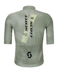 SCOTT Cycling short sleeve jersey - RC PRO - grey/yellow