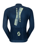SCOTT Cycling summer long sleeve jersey - RC PRO - blue/yellow