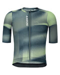 SCOTT Cycling short sleeve jersey - PRO SL - green/blue