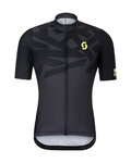 SCOTT Cycling short sleeve jersey - RC ENDURANCE - black