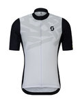 SCOTT Cycling short sleeve jersey - RC ENDURANCE - black/grey