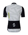 SCOTT Cycling short sleeve jersey - RC ENDURANCE - black/grey