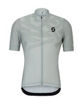 SCOTT Cycling short sleeve jersey - RC ENDURANCE - grey