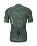 SCOTT Cycling short sleeve jersey - RC ENDURANCE - green