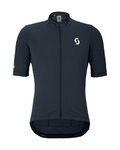 SCOTT Cycling short sleeve jersey - ENDURANCE - blue