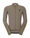 SCOTT Cycling summer long sleeve jersey - ENDURANCE - beige