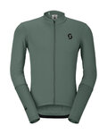 SCOTT Cycling summer long sleeve jersey - ENDURANCE - green