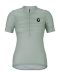 SCOTT Cycling short sleeve jersey - ENDURANCE LT W - grey