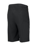 SCOTT Cycling shorts without bib - VERTIC LT W/PAD - black