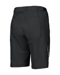 SCOTT Cycling shorts without bib - VERTIC LT W/PAD W - black