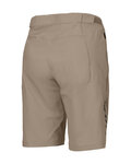 SCOTT Cycling shorts without bib - VERTIC LT W/PAD W - beige