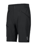 SCOTT Cycling shorts without bib - EXPLORAIR LIGHT - black