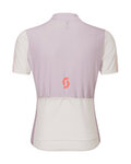 SCOTT Cycling short sleeve jersey - JUNIOR - white/pink