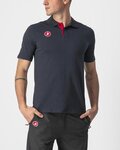 CASTELLI Cycling short sleeve t-shirt - RACE DAY POLO - black