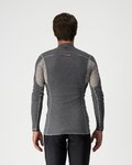 CASTELLI Cycling long sleeve t-shirt - FLANDERS WARM - grey