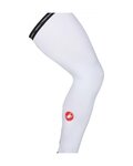 CASTELLI Cycling leg warmers - UPF 50+ - white