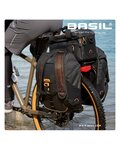 BASIL Cycling bag - MILES TARPAULIN - black/orange