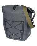 BASIL Cycling bag - NAVIGATOR STORM MIK SIDE L - grey/black