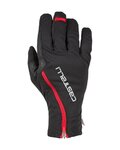 CASTELLI Cycling long-finger gloves - SPETTACOLO ROS - black/red