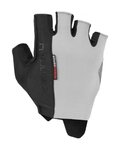 CASTELLI Cycling fingerless gloves - ROSSO CORSA ESPRESSO - grey