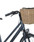 BASIL basket - BREMEN RATTAN LOOK BE/KF - black/brown