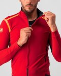 CASTELLI Cycling thermal jacket - PERFETTO ROS - red