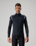 CASTELLI Cycling thermal jacket - PERFETTO ROS CONVERTIBLE - black