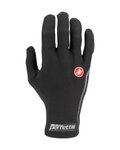 CASTELLI Cycling long-finger gloves - PERFETTO LIGHT - black