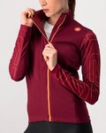 CASTELLI Cycling thermal jacket - TRANSITION - bordeaux