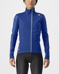 CASTELLI Cycling thermal jacket - TRANSITION - blue