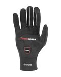 CASTELLI Cycling long-finger gloves - PERFETTO ROS W - black