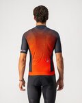 CASTELLI Cycling short sleeve jersey - INSIDER - orange/red