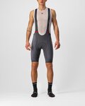 CASTELLI Cycling bib shorts - COMPETIZIONE - grey